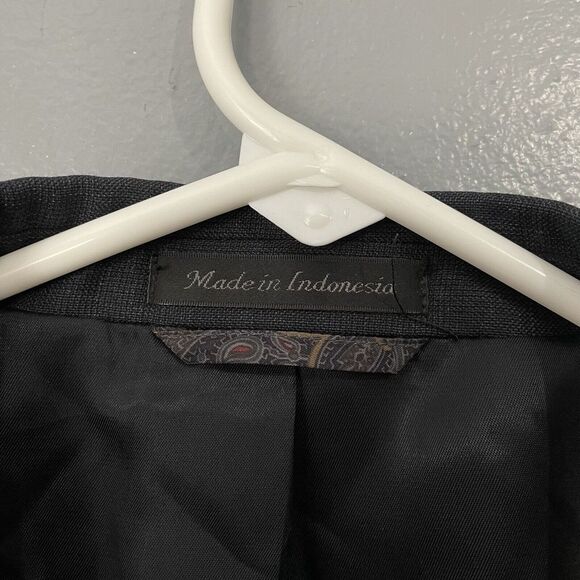 Lauren Ralph Lauren Blazer Suit Jacket Mens 46R Wool‎ Single Breasted Two Button - Picture 4 of 11